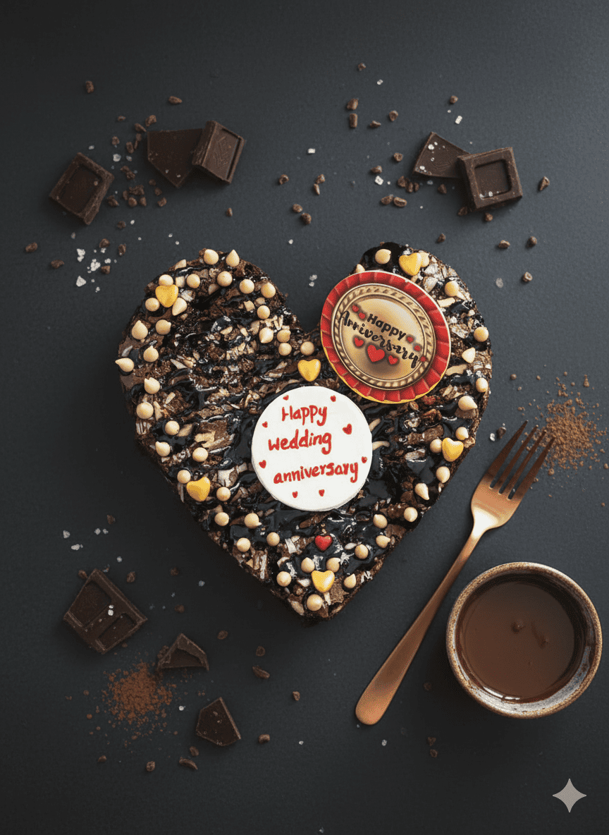 Double Chocolate Brownie Cake