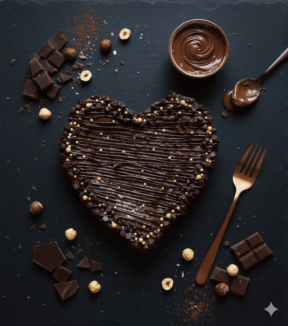 Nutella Brownie Cake