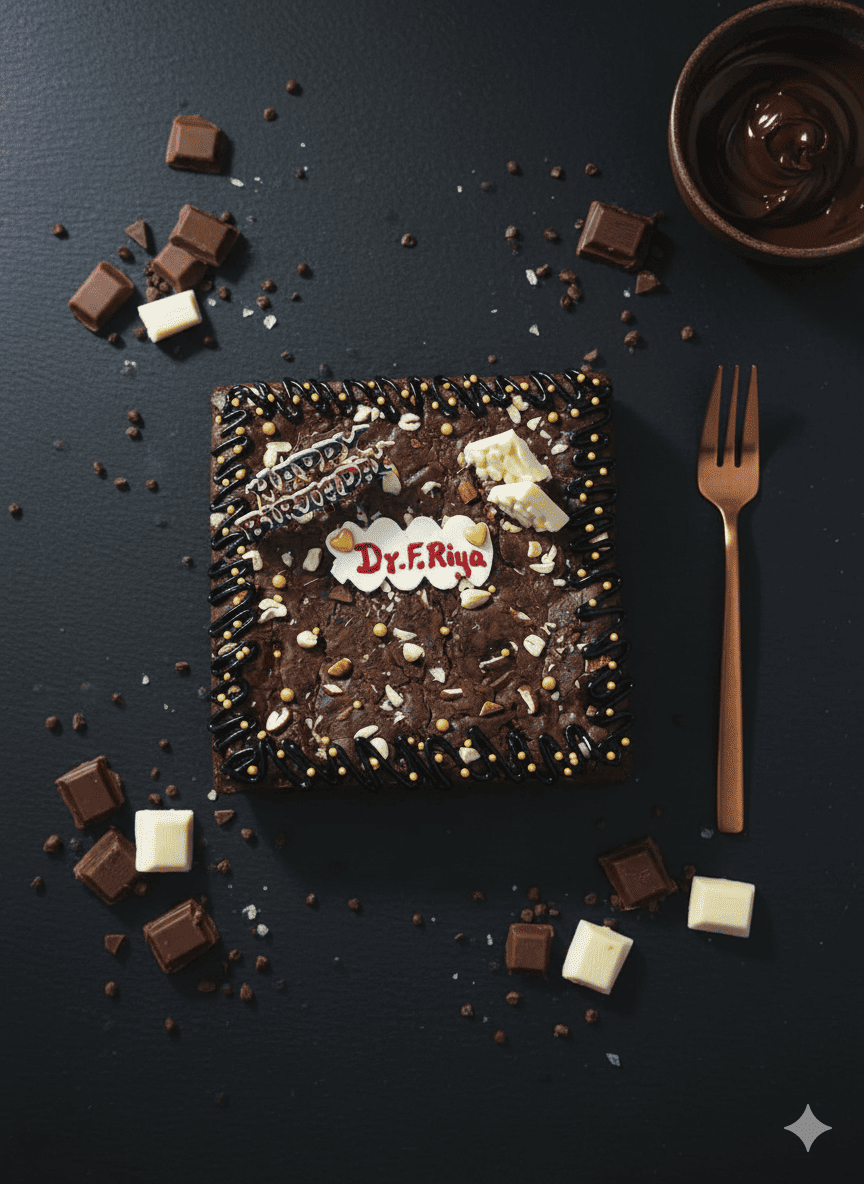 Triple Chocolate Brownie Cake